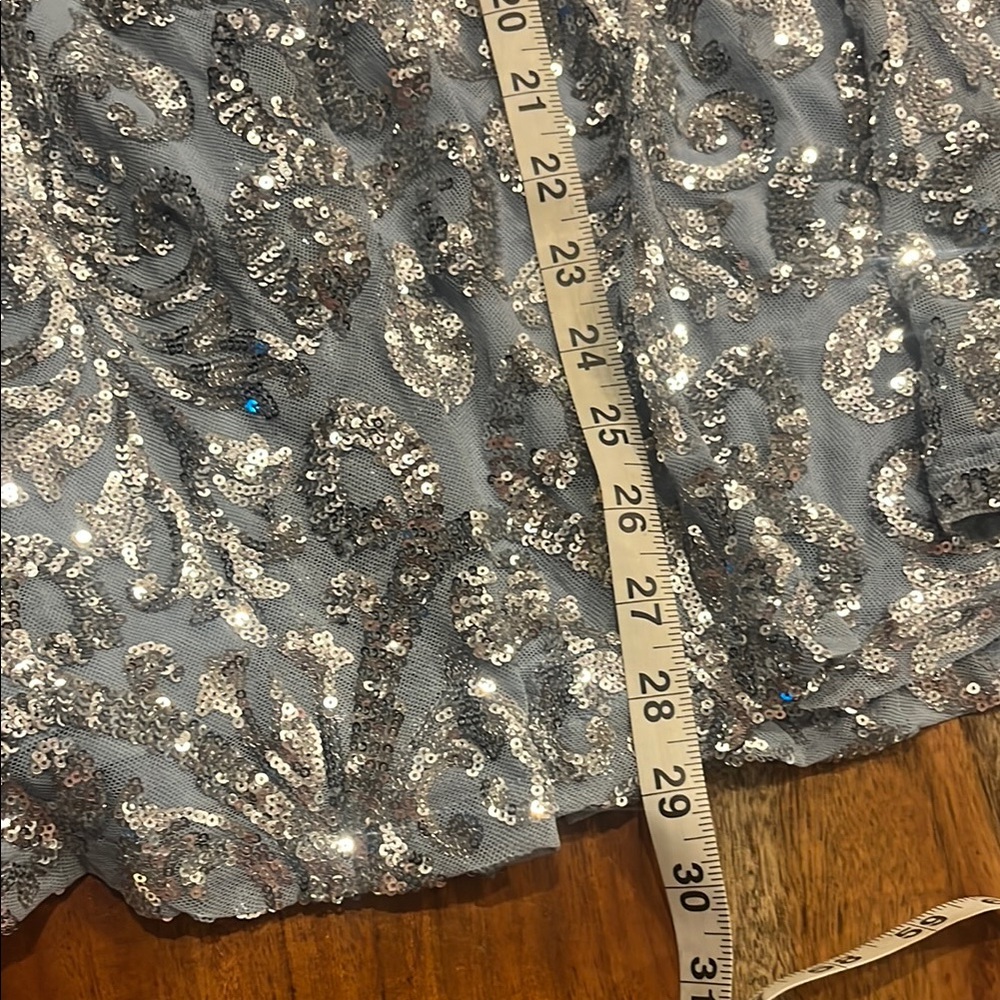 Windsor Light Blue Sequin Dress - Picture 12 of 12